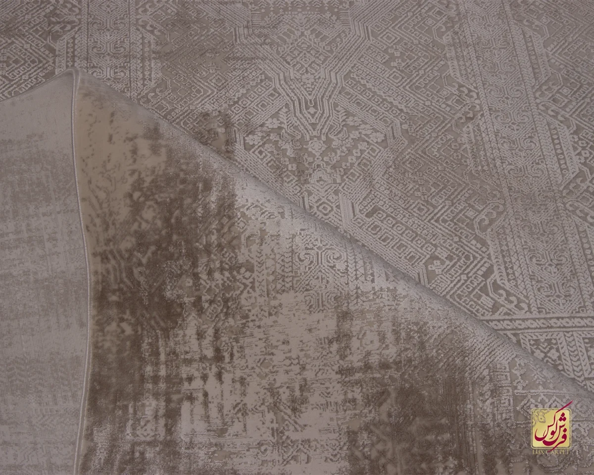 فرش وینتیج 3167 نسکافه‎‌ای کرم - تصویر 8