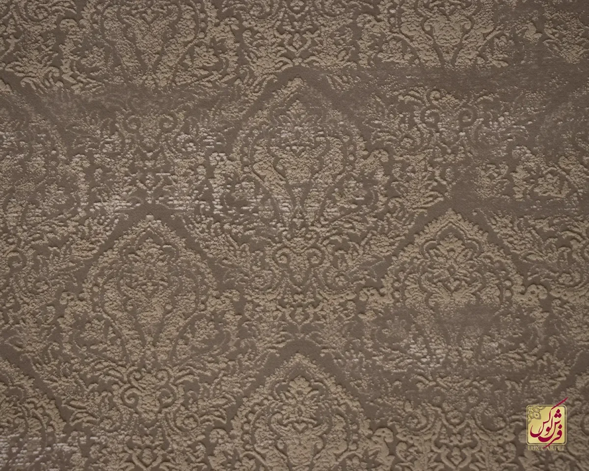 فرش وینتیج 3211 نسکافه‌ای طلایی - تصویر 2