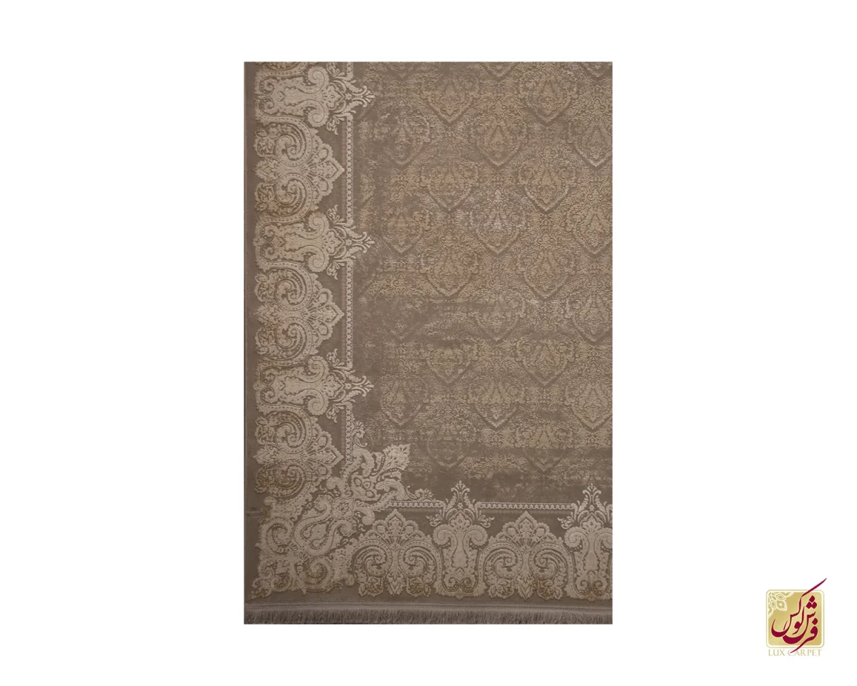 فرش وینتیج 3211 نسکافه‌ای طلایی - تصویر 3