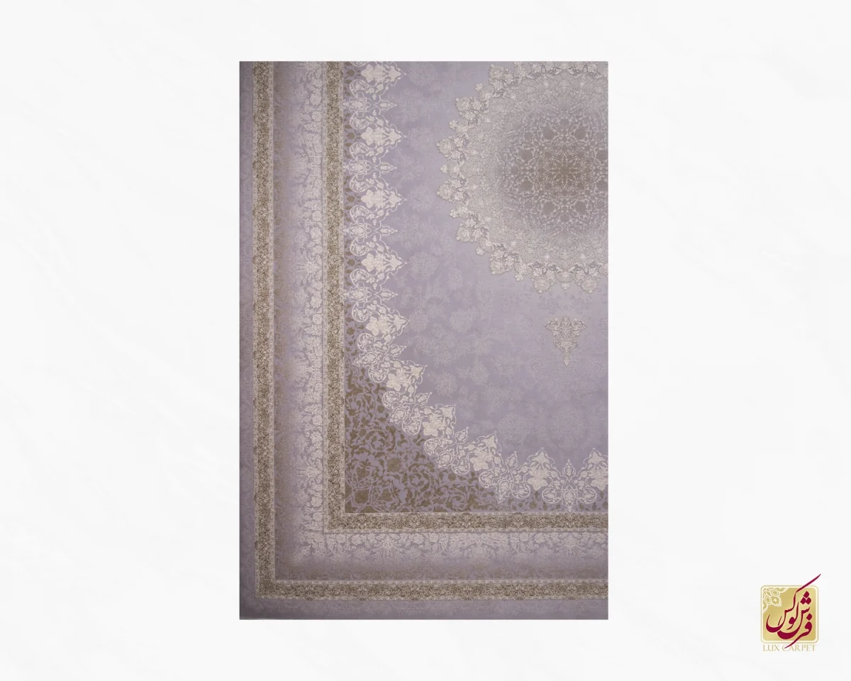 فرش کلاسیک 2507 کرم طلایی - تصویر 2