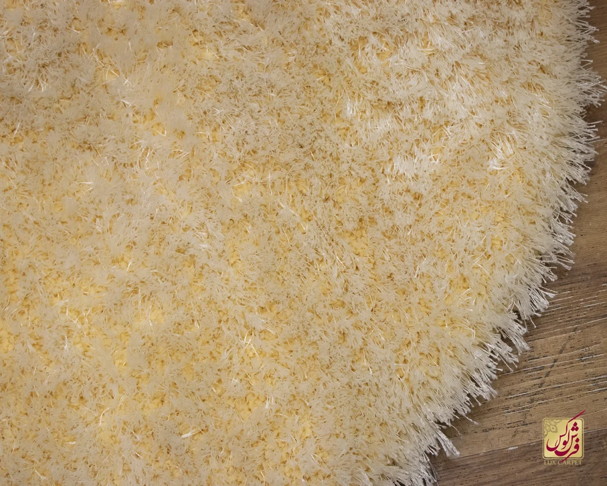 فرش شگی 3D کرم - تصویر 2