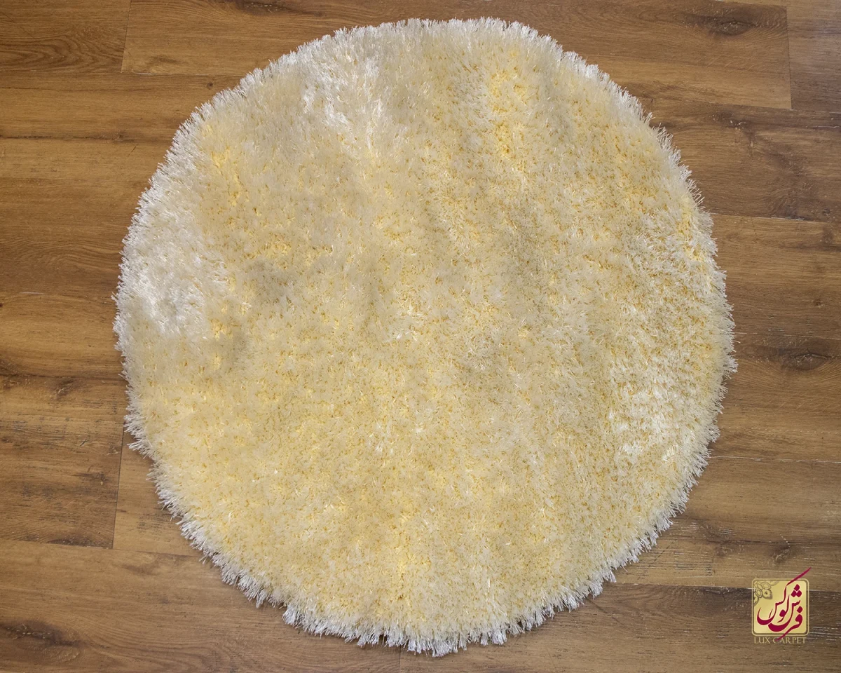 فرش شگی 3D کرم - تصویر 1