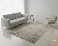 فرش وینتیج 442 طوسی کرم