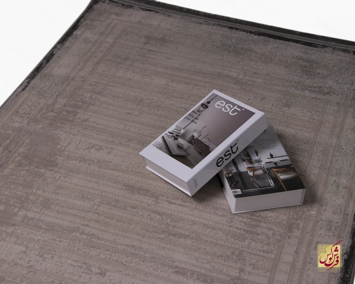 فرش کناره وینتیج 459 فیلی - تصویر 9