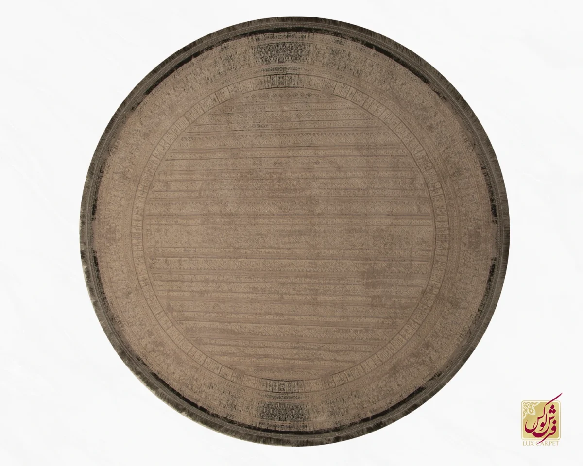 459-4-1.webp فرش گرد وینتیج 459 فیلی - تصویر 1