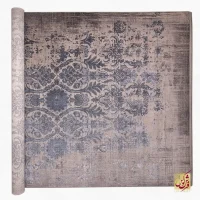 فرش وینتیج 49924 طوسی آبی - تصویر 11