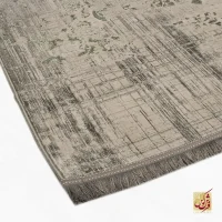 فرش وینتیج 49923 طوسی سبز - Image 5