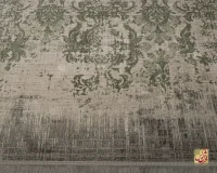 فرش وینتیج 49923 طوسی سبز - Image 8