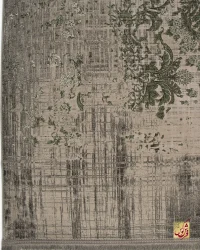 فرش وینتیج 49923 طوسی سبز - Image 10