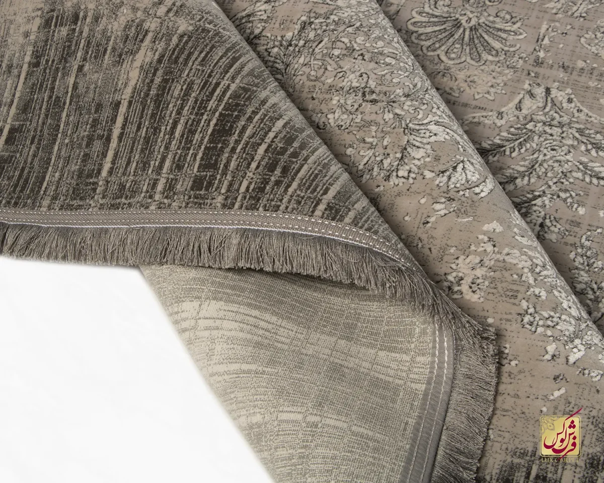 فرش وینتیج 49925 طوسی - تصویر 5