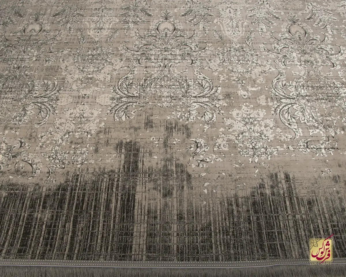 فرش وینتیج 49925 طوسی - تصویر 6