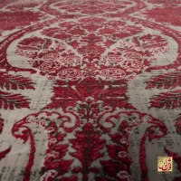 فرش وینتیج 49926 طوسی قرمز - Image 5