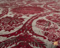فرش وینتیج 49926 طوسی قرمز - Image 7