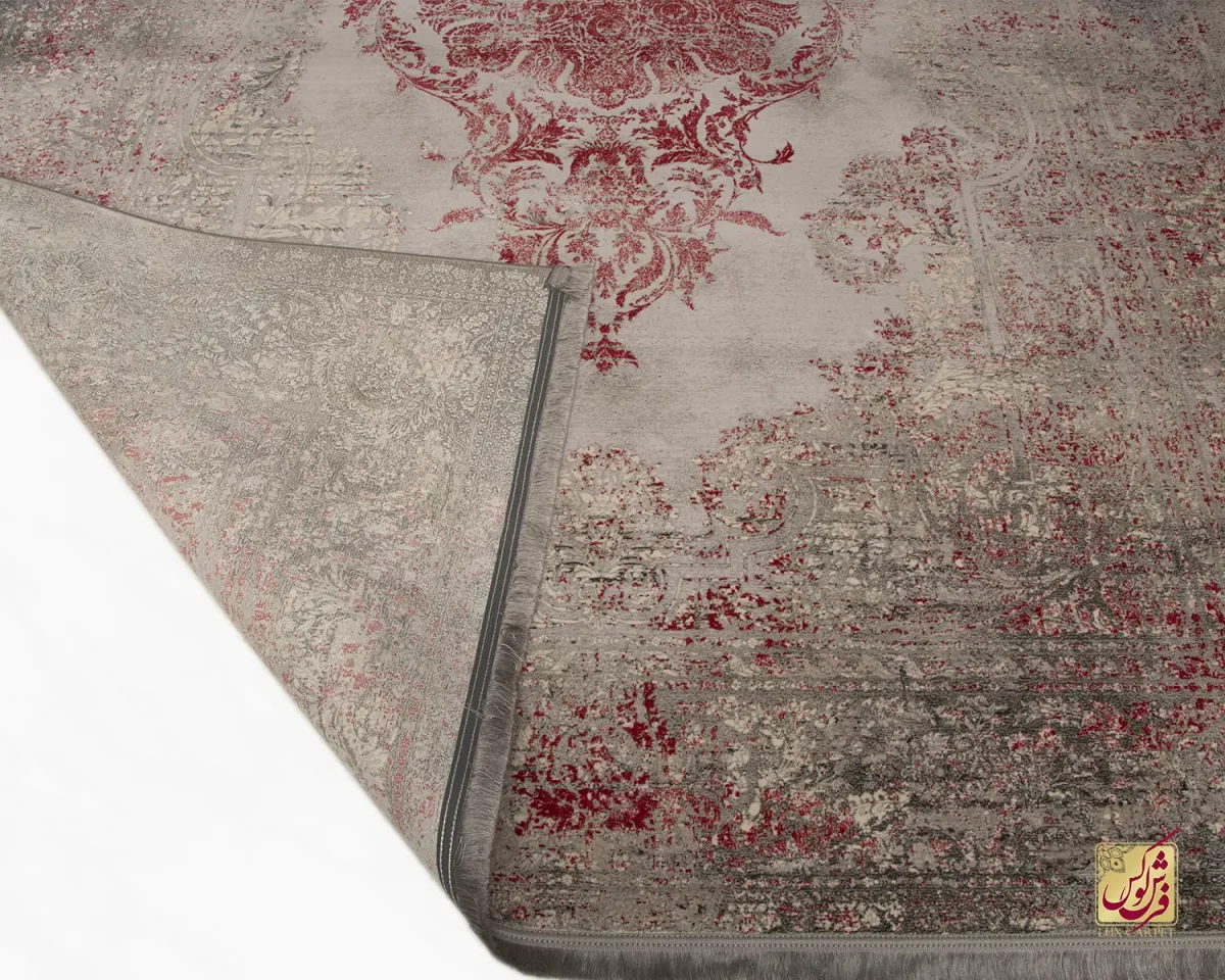 فرش وینتیج 49931 فیلی قرمز - تصویر 3