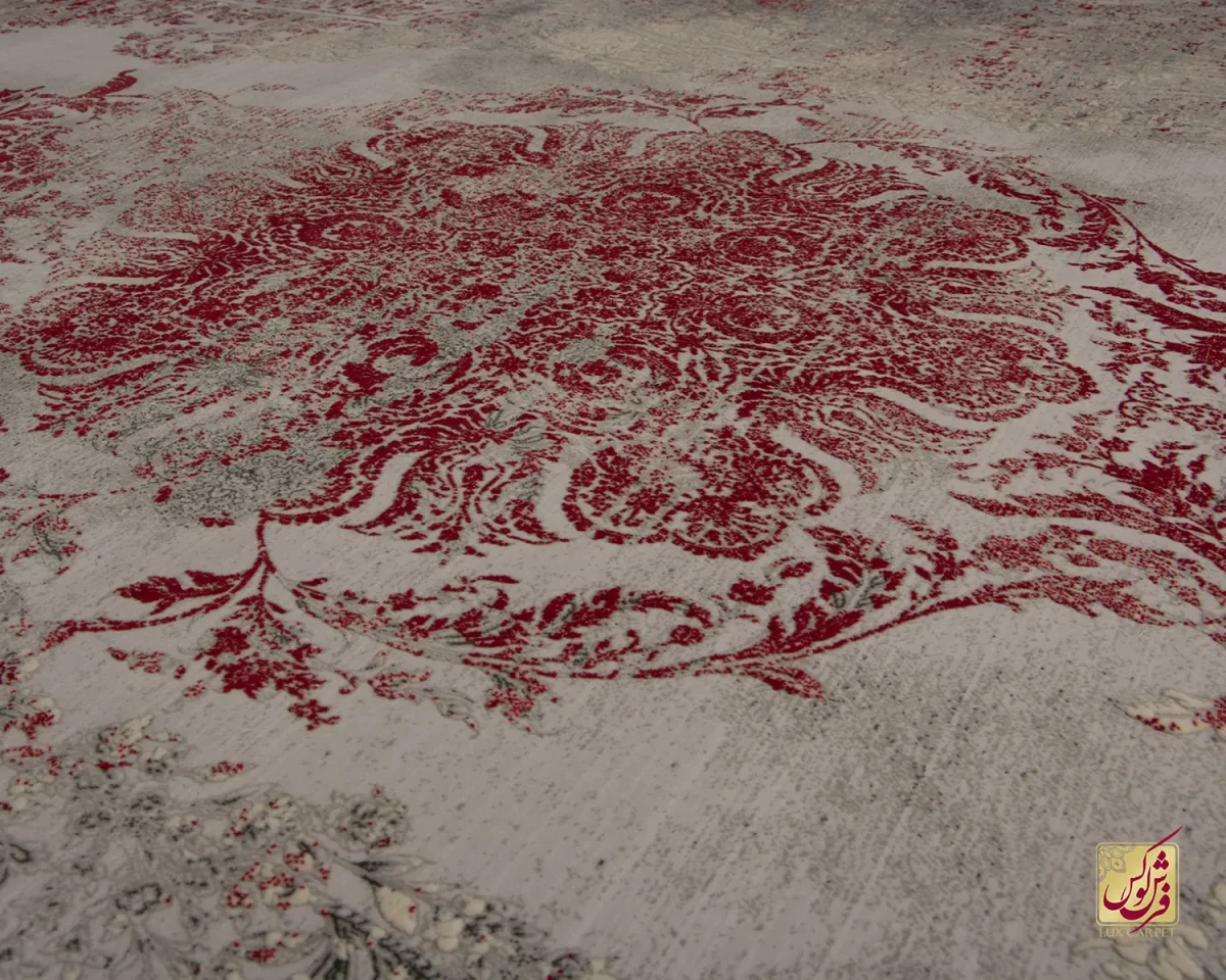 فرش وینتیج 49931 فیلی قرمز - تصویر 4