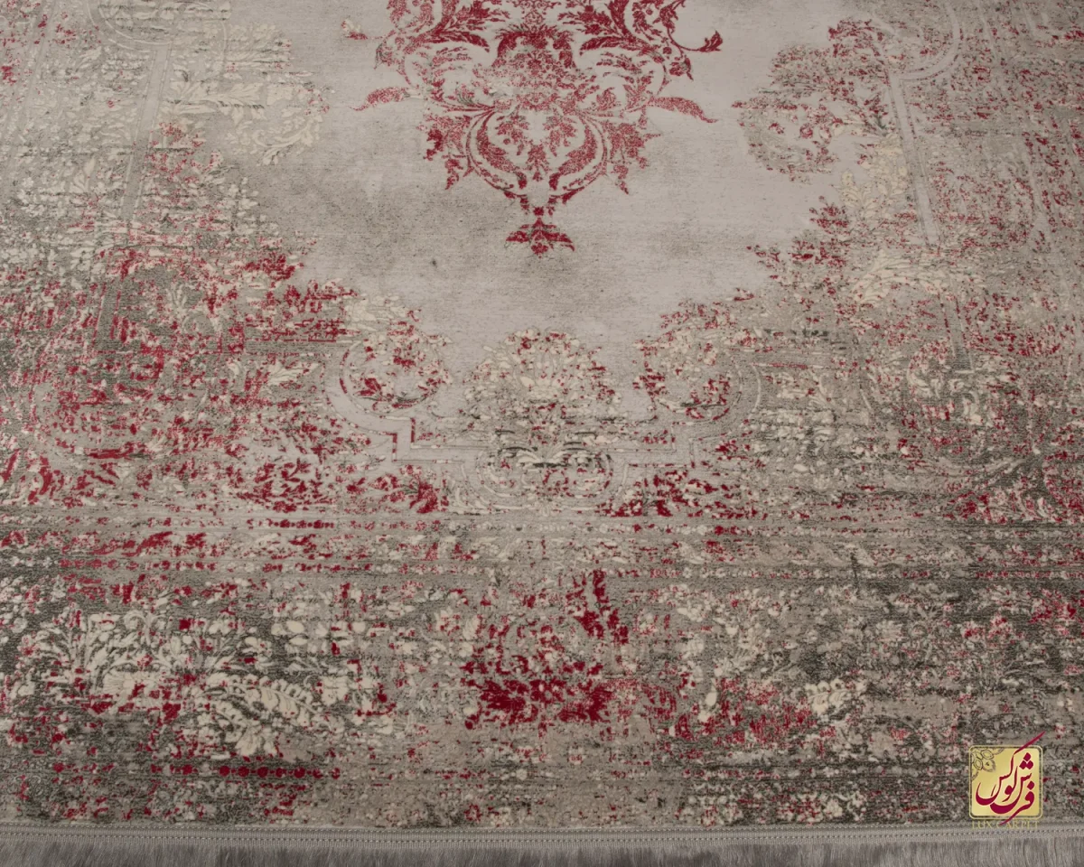 فرش وینتیج 49931 فیلی قرمز - تصویر 7