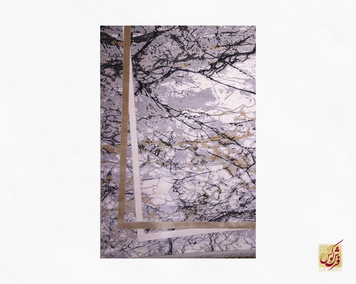 فرش وینتیج 3003 طلایی سفید - تصویر 2