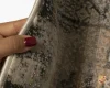 فرش کناره وینتیج 536 طوسی آجری - تصویر 4