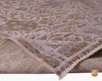 فرش وینتیج 60233 نسکافه ای کرم - Image 6