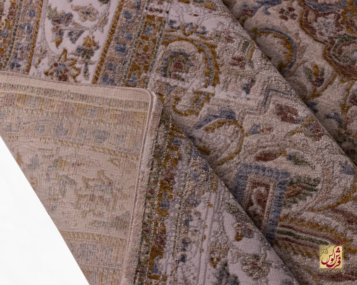 فرش وینتیج 60233 نسکافه ای کرم - تصویر 8