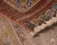 فرش وینتیج 60260 نسکافه ای آجری - تصویر 8
