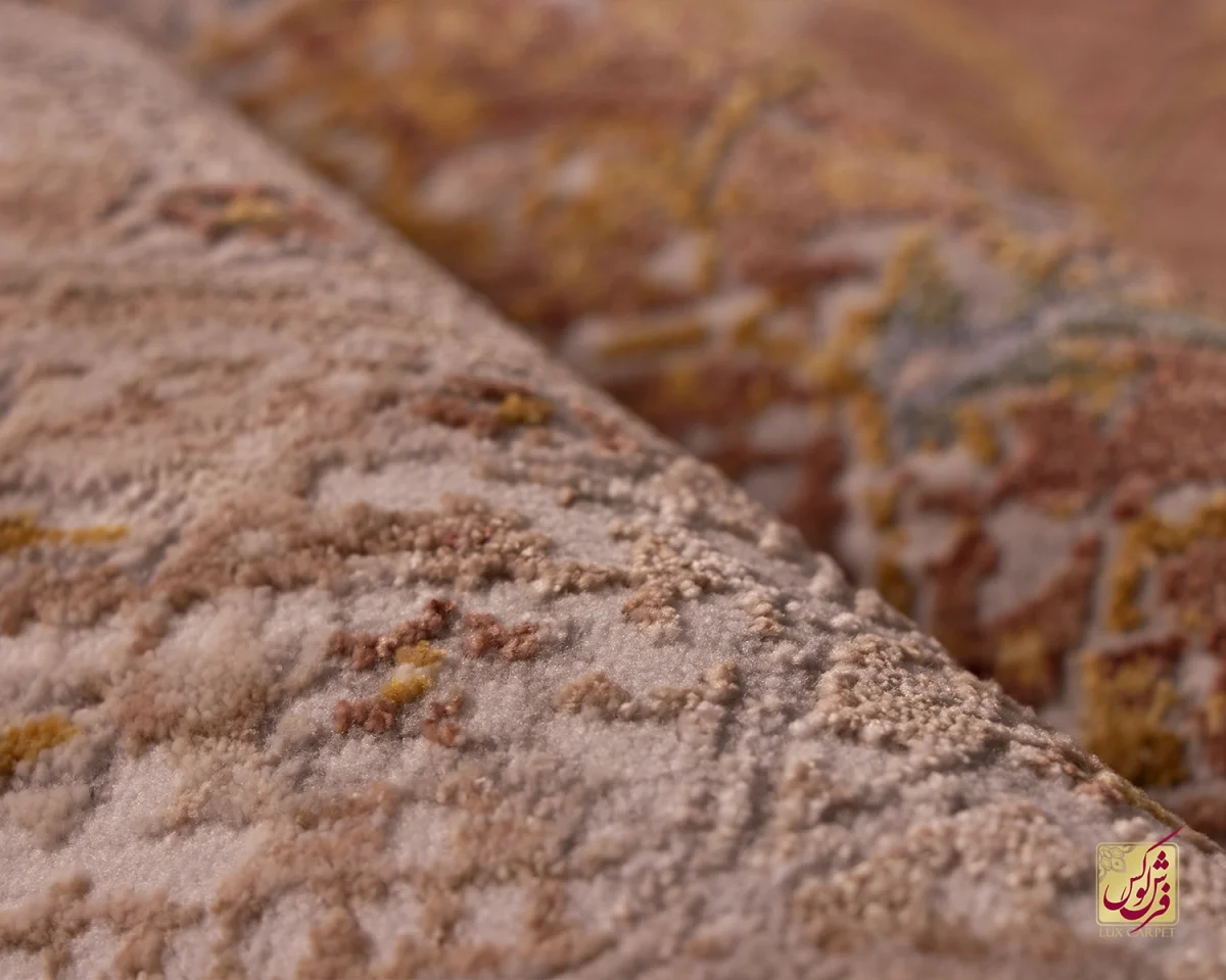 فرش وینتیج 60260 نسکافه ای آجری - تصویر 9