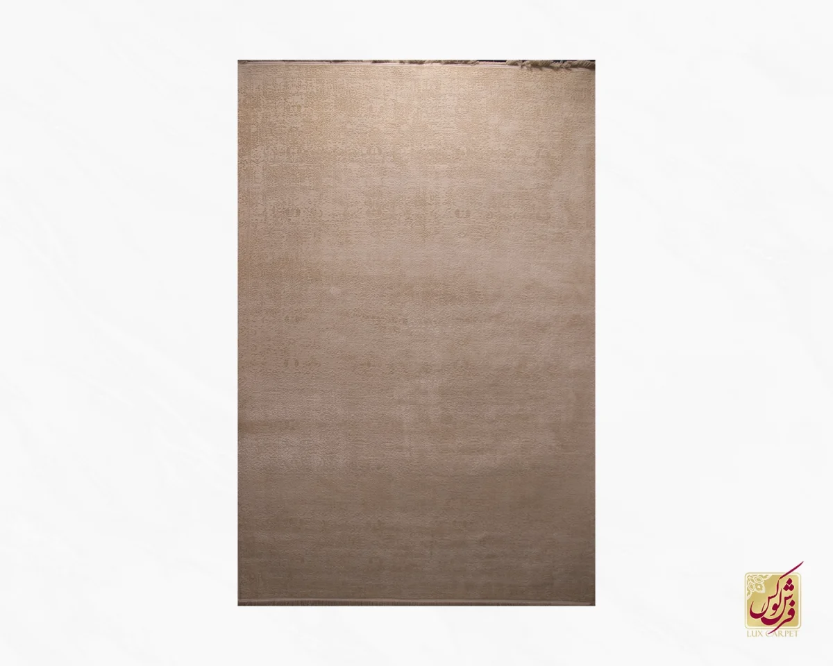 فرش وینتیج 10301 کرم نسکافه ای - تصویر 1
