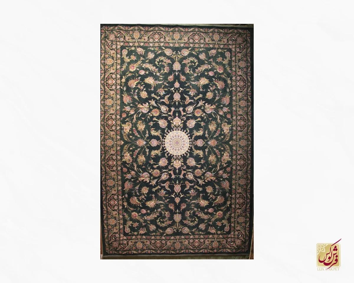 فرش کلاسیک 658 سبز - تصویر 1