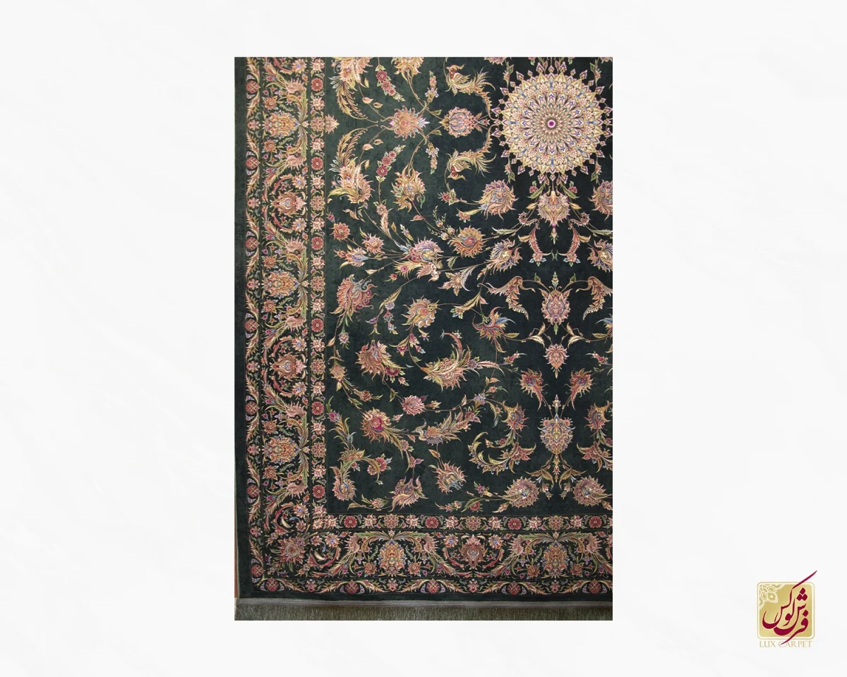 فرش کلاسیک 658 سبز - تصویر 2