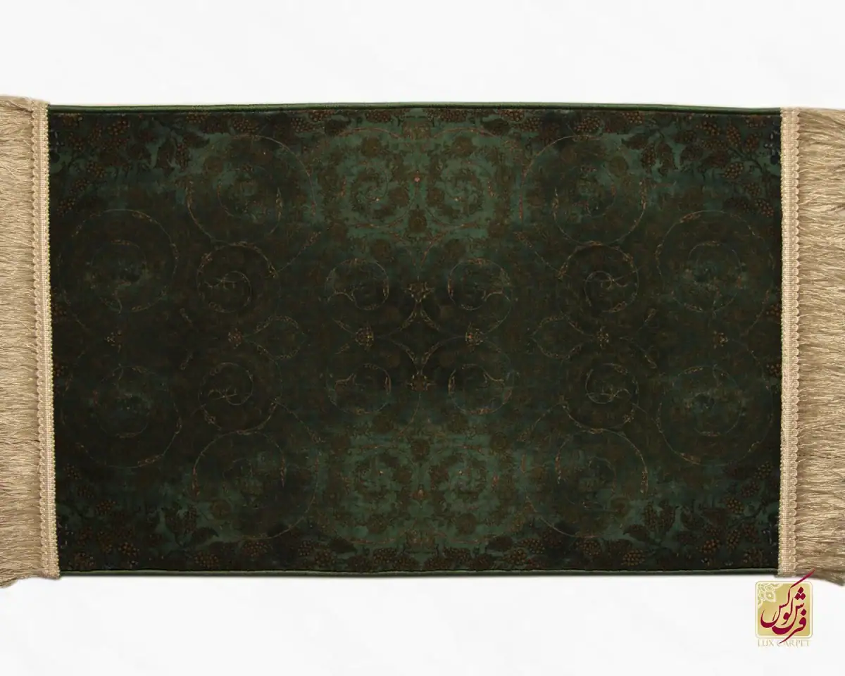 702556.webp پادری ابریشم ماشینی 702556 سبز طلایی - تصویر 1