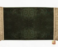 پادری ابریشم ماشینی 702556 سبز طلایی