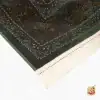 فرش ابریشم ماشینی 702556 سبز طلایی - تصویر 10