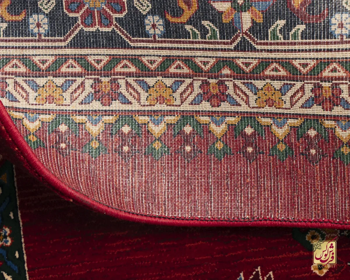 فرش وینتیج 7027 لاکی سبز - تصویر 10