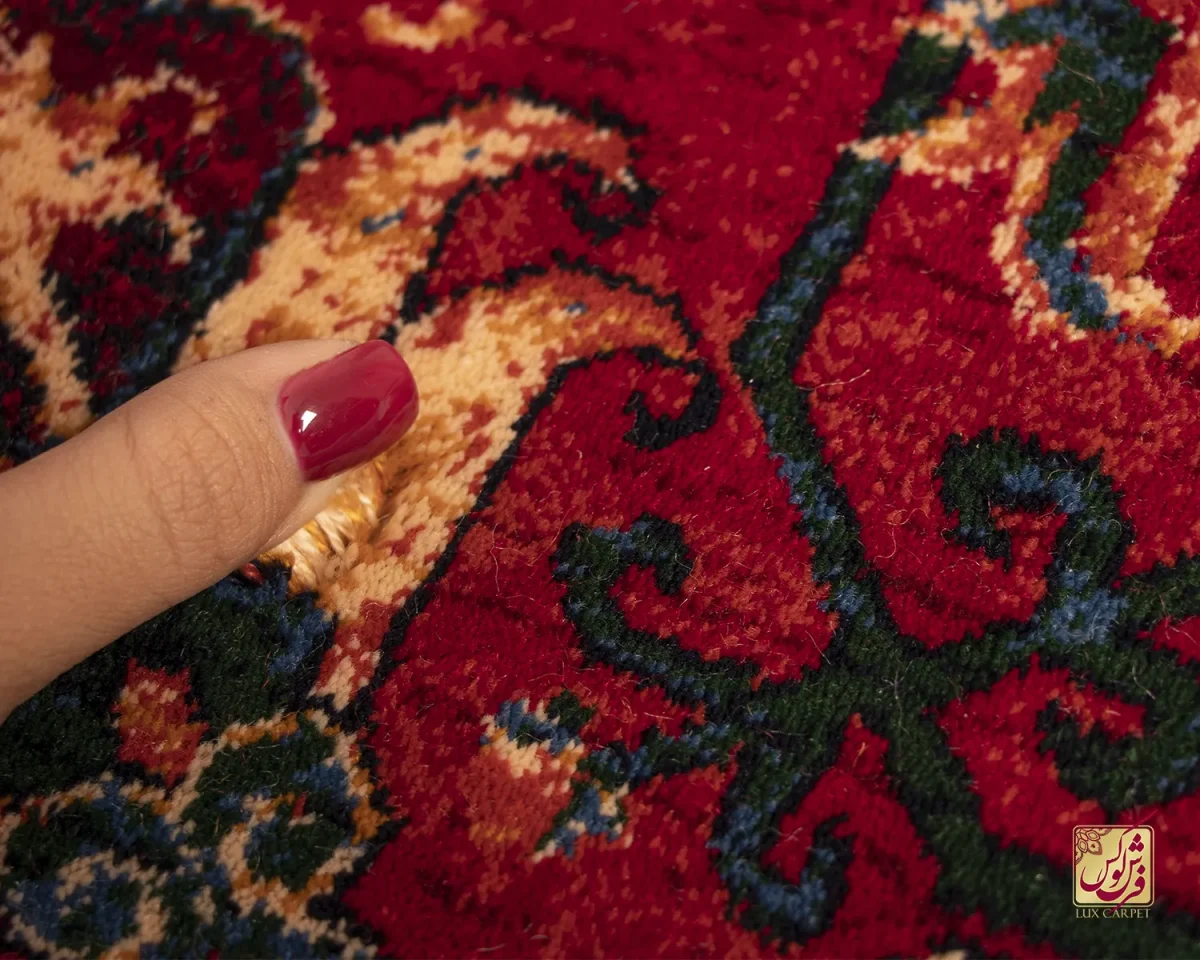 فرش وینتیج 7040 سبز لاکی - تصویر 6