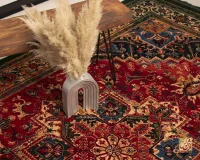 فرش وینتیج 7040 سبز لاکی - Image 7