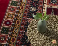 فرش کلاسیک 7044 قرمز کرم - تصویر 11