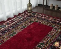 فرش کلاسیک 7044 قرمز کرم