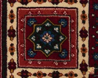 فرش کلاسیک 7044 قرمز کرم - تصویر 7