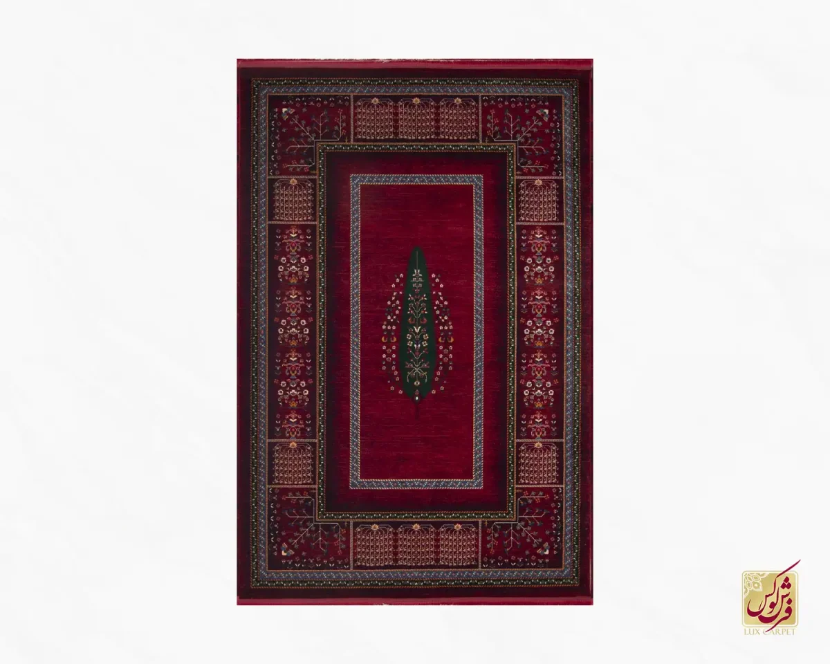 فرش وینتیج 7045 لاکی - تصویر 2