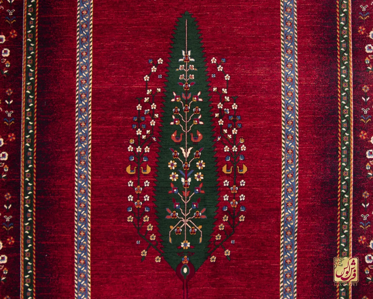 فرش وینتیج 7045 لاکی - تصویر 3