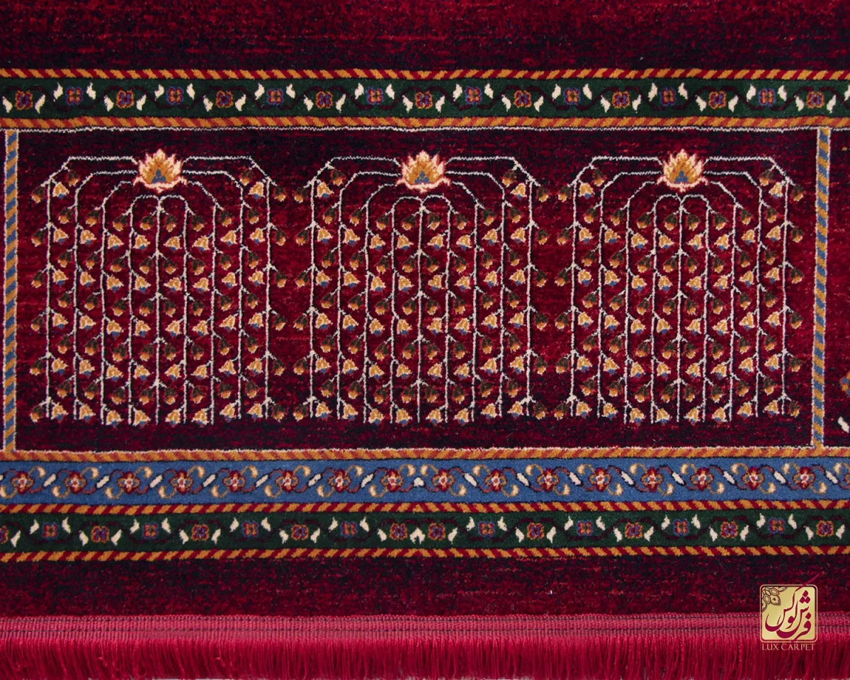 فرش وینتیج 7045 لاکی - تصویر 4