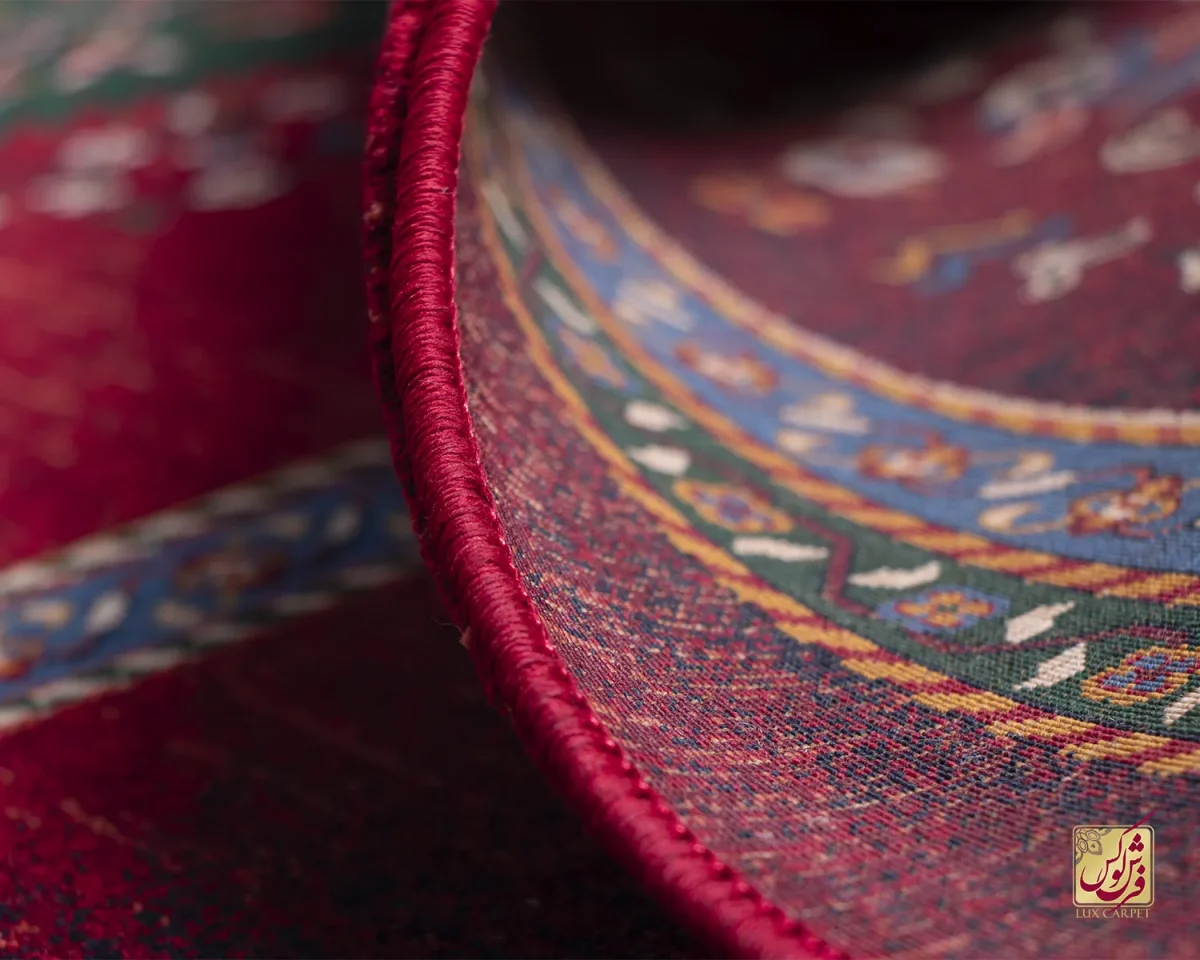 فرش وینتیج 7045 لاکی - تصویر 7