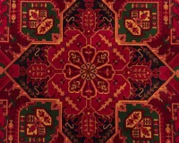 فرش کلاسیک 7055 لاکی - Image 3