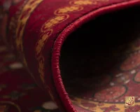 فرش ابریشم ماشینی 7058 لاکی - Image 4