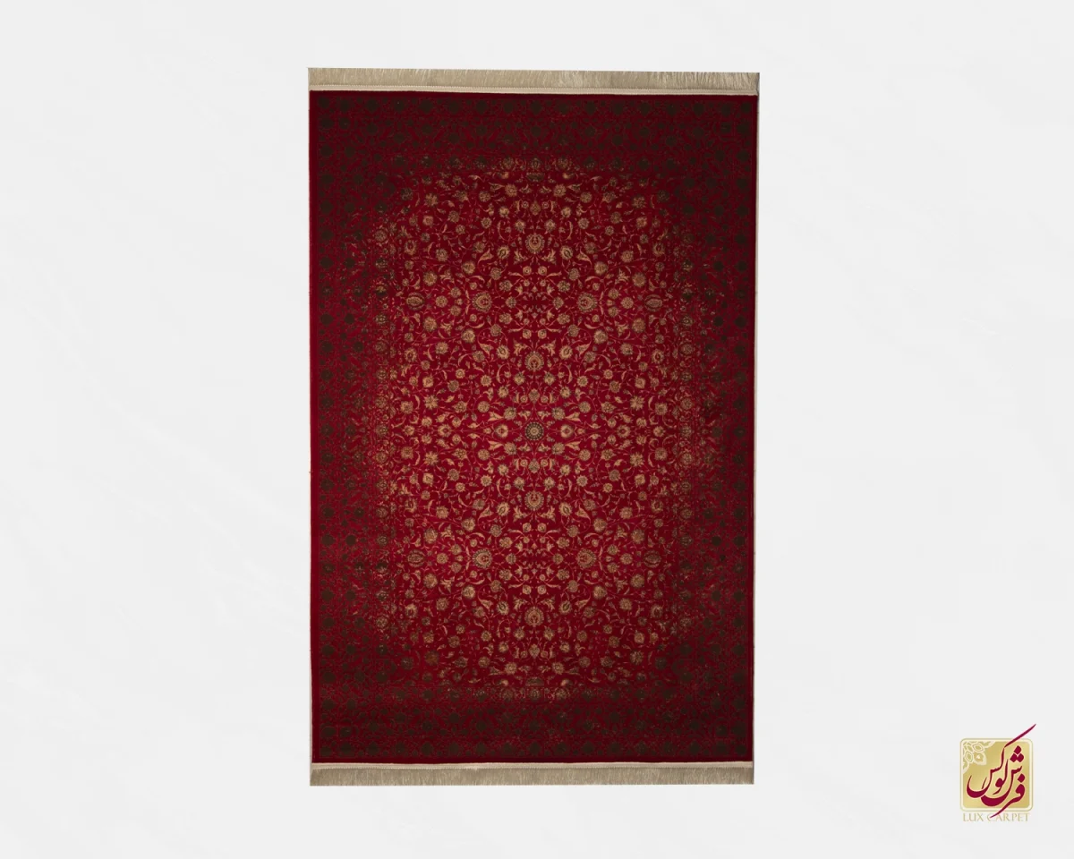 710600-1 فرش وینتیج 710600 لاکی طلایی - تصویر 1