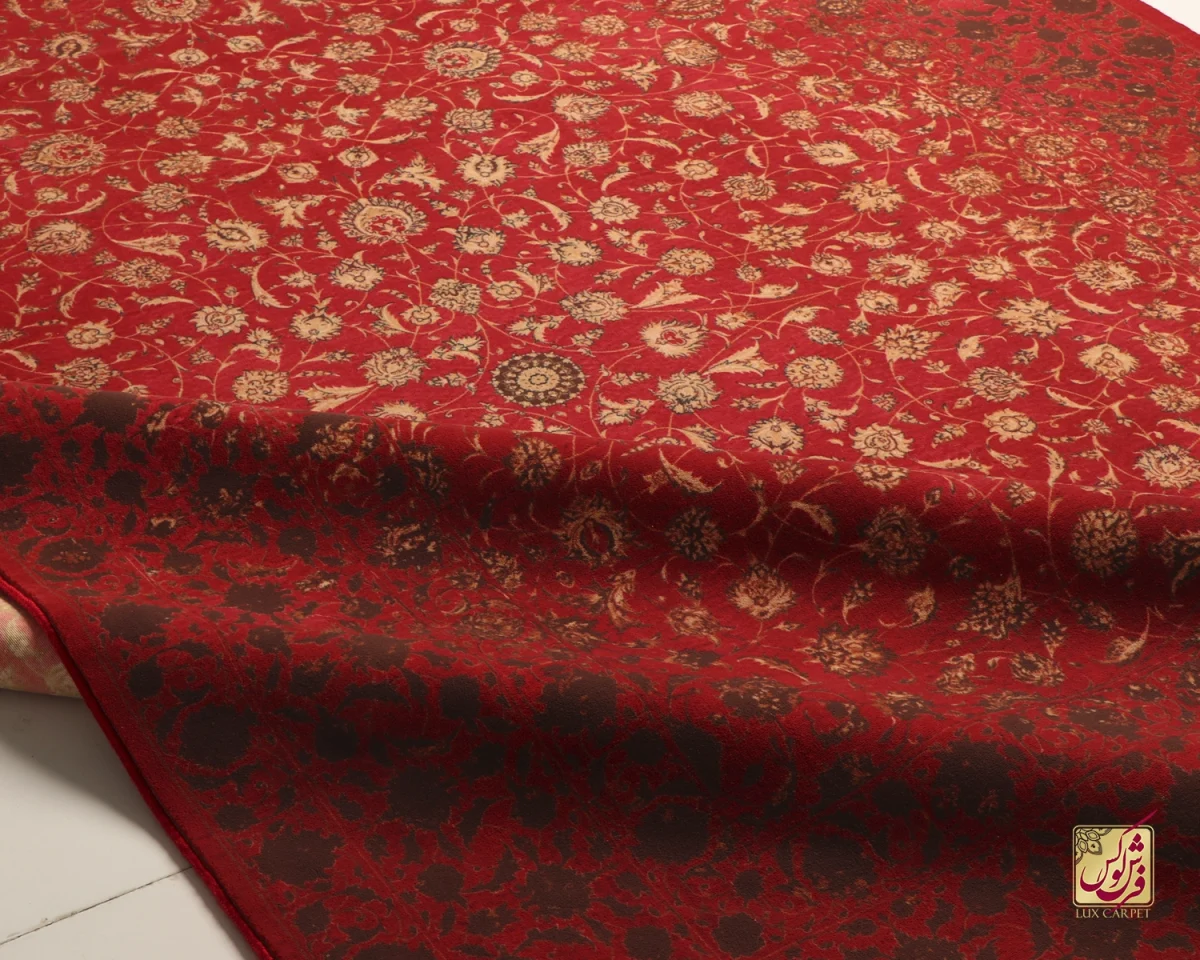 فرش وینتیج 710600 لاکی طلایی - تصویر 2