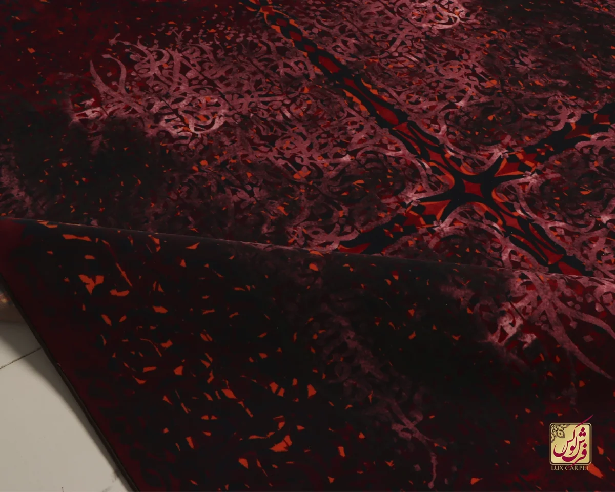 فرش وینتیج 710708 لاکی - تصویر 2