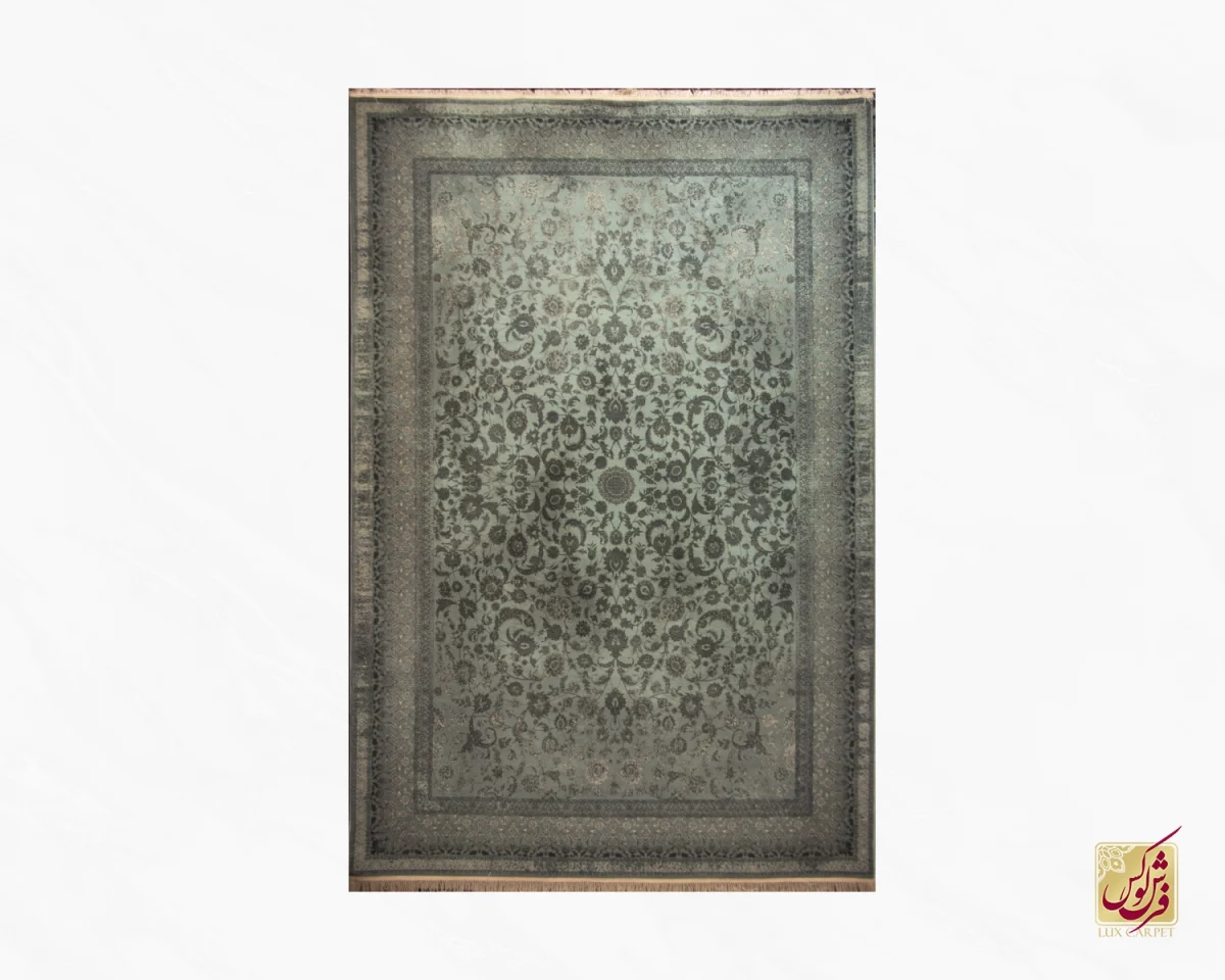 فرش وینتیج 711510 طوسی آجری - تصویر 1