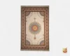 فرش کلاسیک 712109 کرم آجری