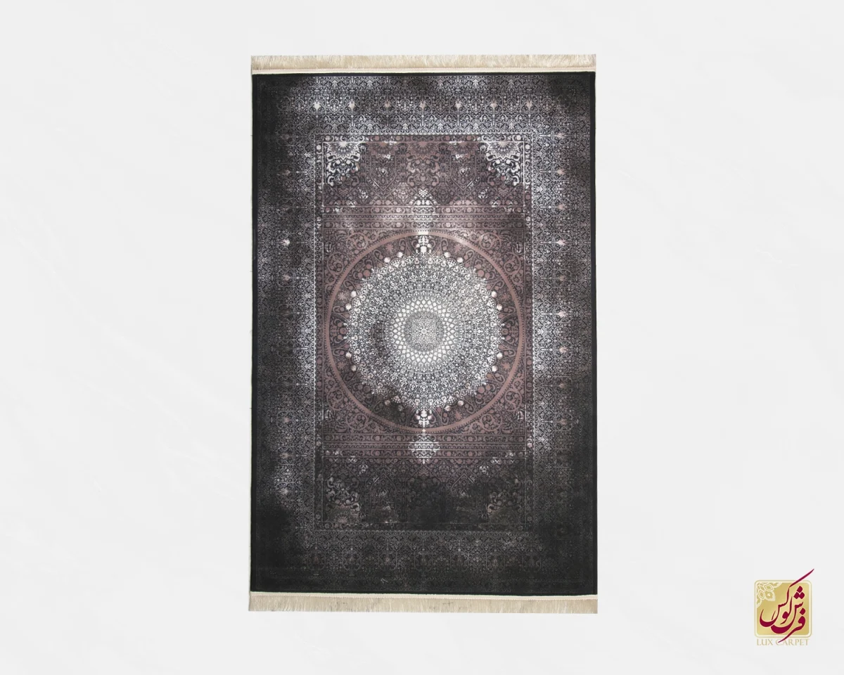 712201-1 فرش وینتیج 712201 سبز گلبهی - تصویر 1